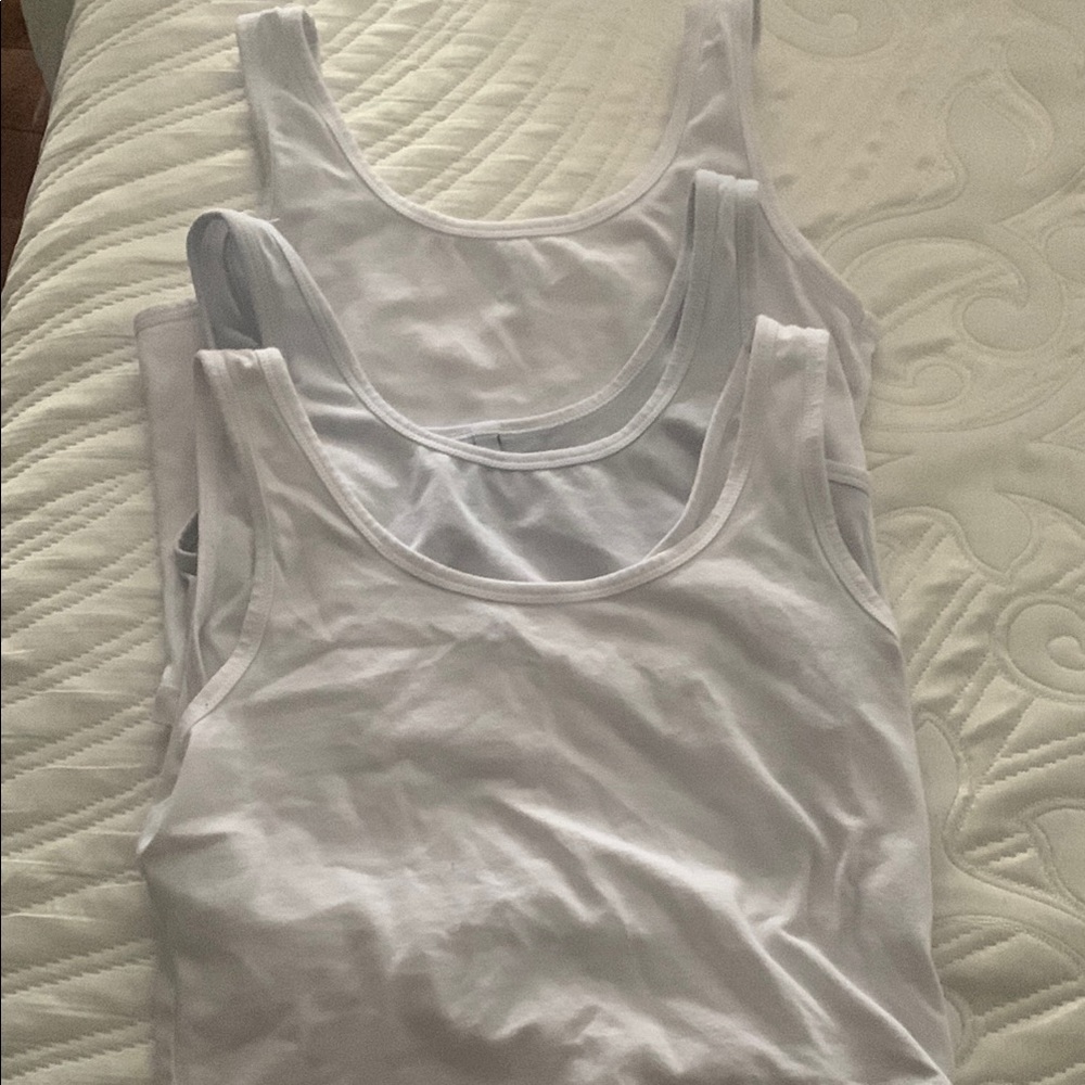 NWOT Cotton crop tops Set of 3